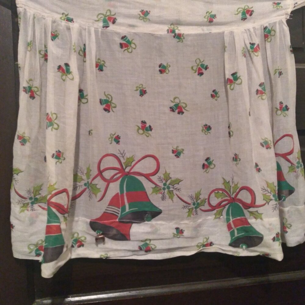 Vintage Christmas Kitchen/Bar /Tea Towel Jolly Snowman and Holiday Apron